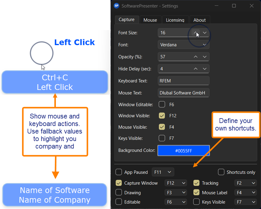 Screenshot example 1
